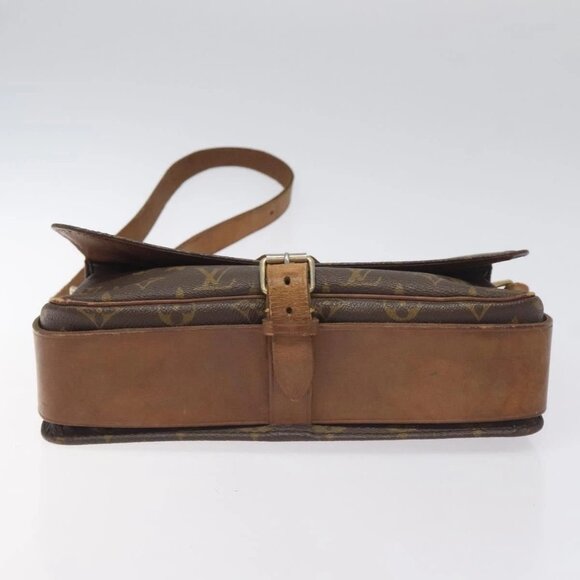 LOUIS VUITTON Monogram Cartouchiere GM Shoulder Bag Vintage M51252 Auth 129350 - Picture 5 of 15